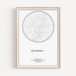 Starmap poster white